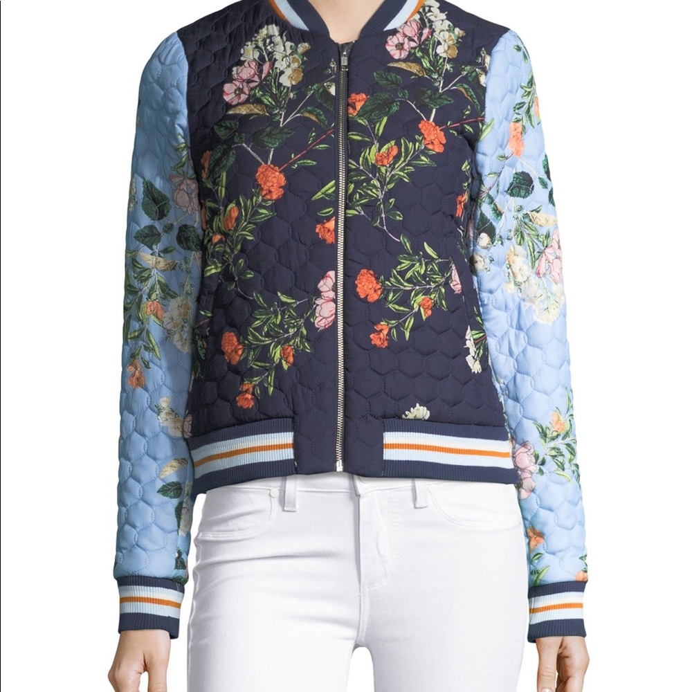 NWT Parker Floral Bomber Jacket